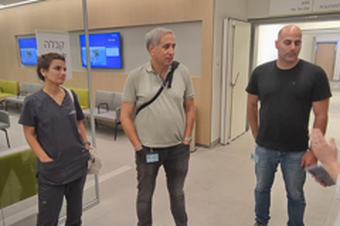 משלחת רופאים ורופאות הושיטה יד לסורוקה